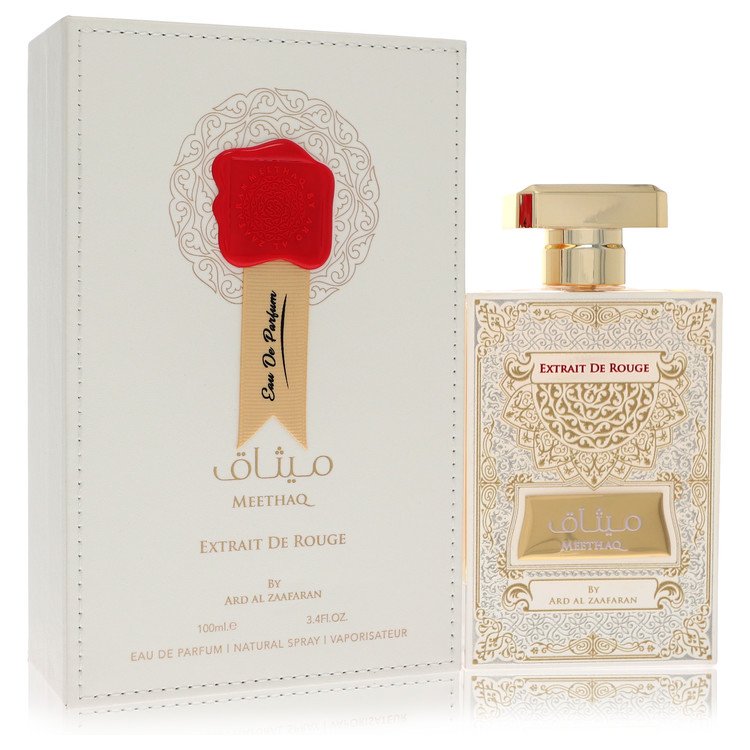 Al Zaafaran Meethaq Red Extrait De Parfum Spray 3.4 oz / 100 ml Unisex