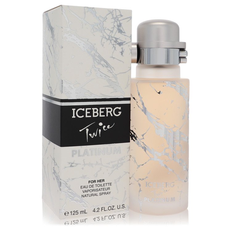 Iceberg Twice Platinum Eau de Toilette Spray for Women, 4.2 oz / 125 ml