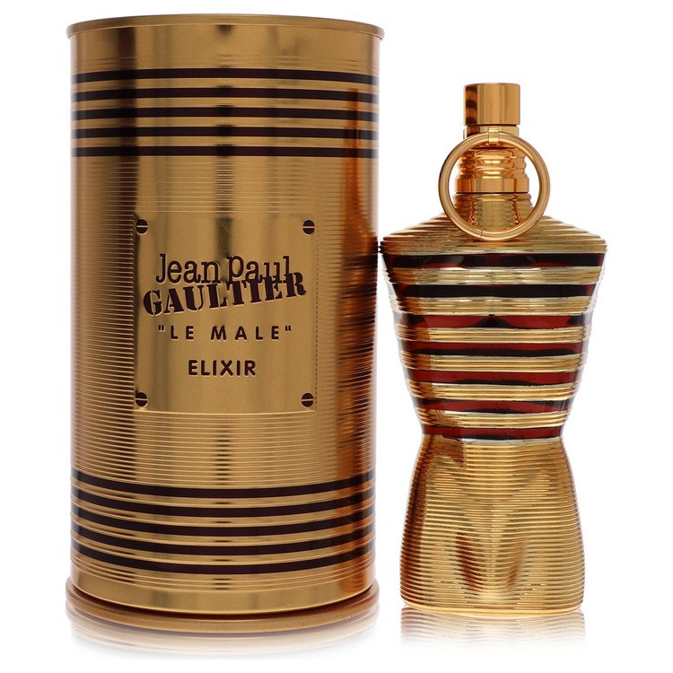Jean Paul Gaultier Le Male Elixir Parfum Spray for Men, 2.5 oz / 75 ml