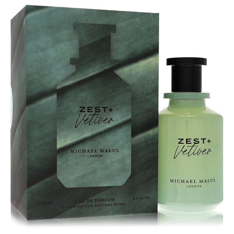 Michael Malul Zest and Vetiver Eau de Parfum Spray for Men 3.4 oz / 100 ml