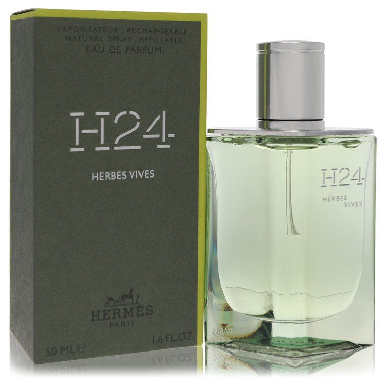 Hermes H24 Herbes Vives Eau De Parfum Refillable Spray 1.7 oz / 50 ml for Men