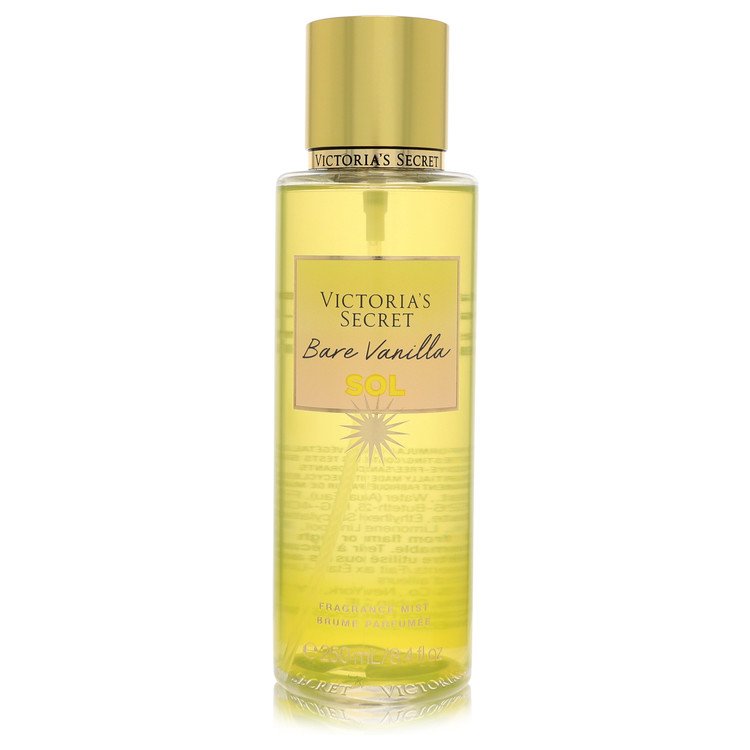 Victoria's Secret Bare Vanilla Sol Fragrance Mist Spray for Women, 8.4 oz / 250 ml