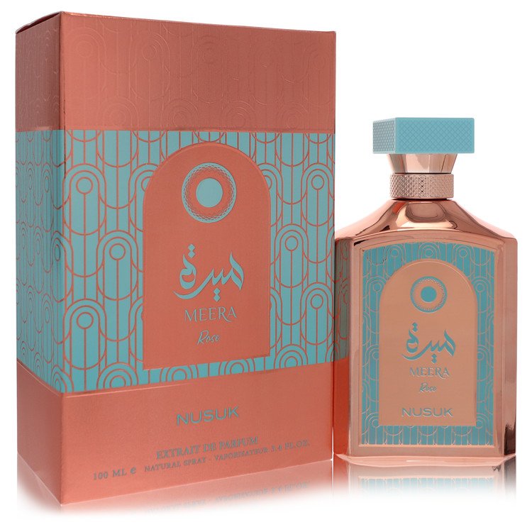 Nusuk Meera Rose Perfume Extrait Spray 3.4 oz / 100 ml for Women