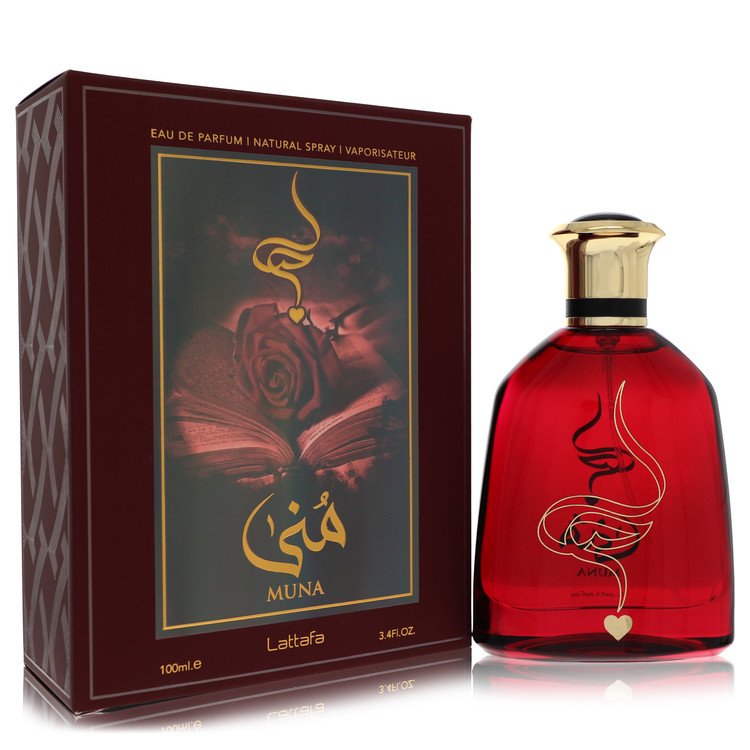 Lattafa Muna Unisex Eau De Parfum Spray 3.4 oz / 100 ml for Women