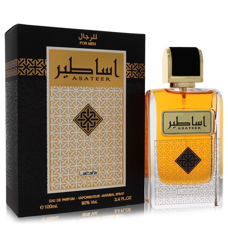 Lattafa Asateer Eau De Parfum Spray 3.4 oz (100 ml) for Men