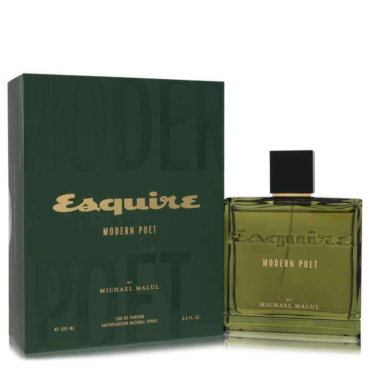 Esquire Modern Poet Eau De Parfum Spray for Men, 3.4 oz / 100 ml