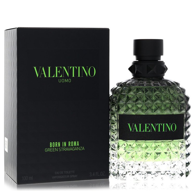 Valentino Uomo Born In Roma Green Stravaganza Eau De Toilette Spray 3.4 oz/100 ml
