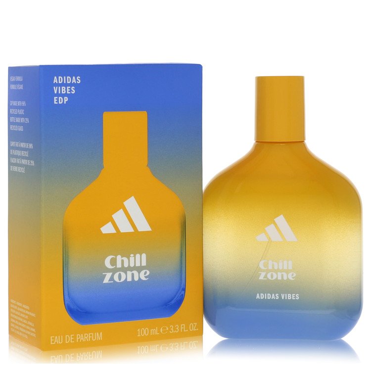 Adidas Chill Zone Eau De Parfum Spray for Men, 3.3 oz / 100 ml