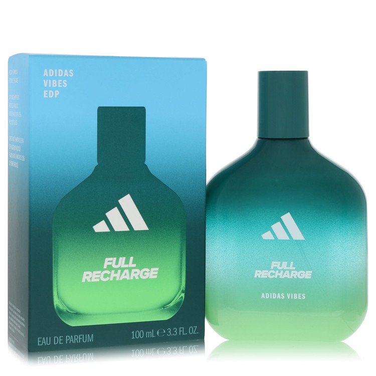 Adidas Vibes Full Recharge Eau de Parfum Spray 3.3 oz / 100 ml for Men