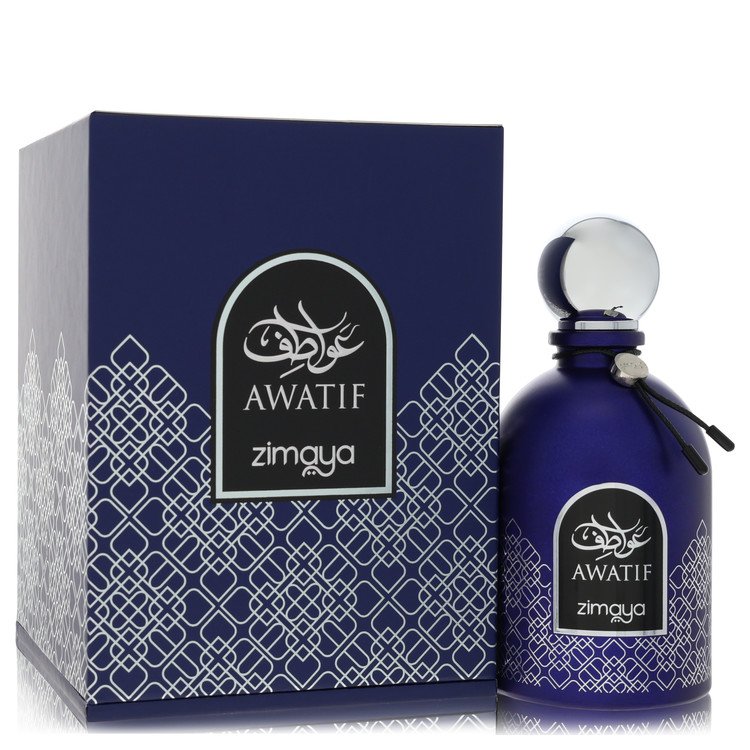 Afnan Zimaya Awatif Blue Eau de Parfum Spray for Men 3.4 oz / 100 ml
