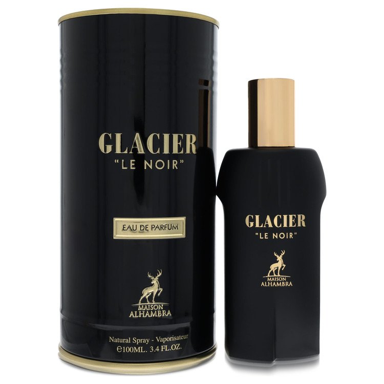Maison Alhambra Glacier Le Noir Eau De Parfum Spray for Men 3.4 oz / 100 ml