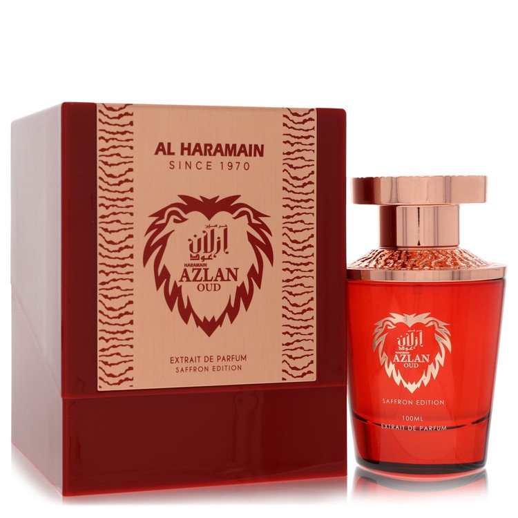 Al Haramain Azlan Oud Saffron Extrait de Parfum Spray 3.33 oz / 100 ml for Women