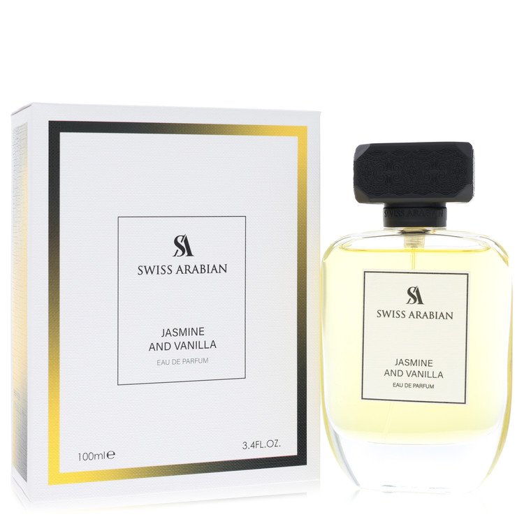 Swiss Arabian Jasmine and Vanilla Eau De Parfum Spray for Women 3.4 oz / 100 ml