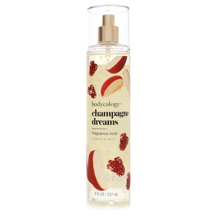 Bodycology Champagne Dreams Fragrance Mist Spray for Women, 8 oz / 236 ml