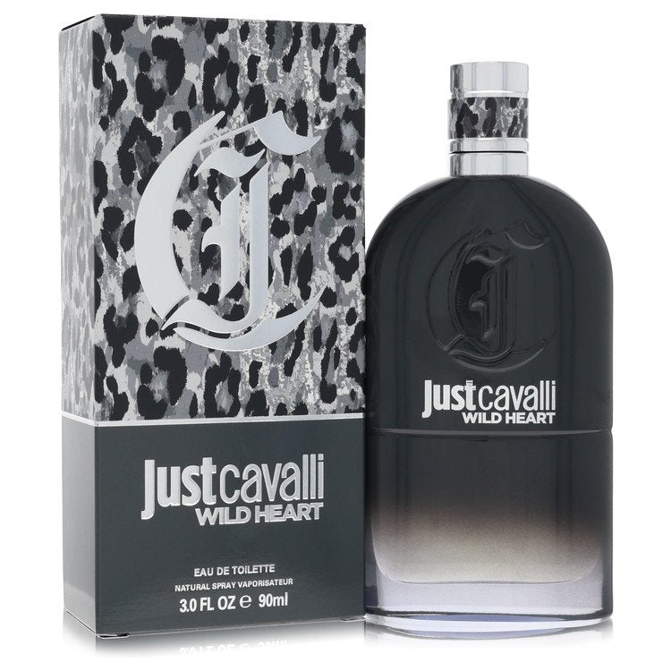 Just Cavalli Wild Heart Eau de Toilette Spray 3.0 oz / 90 ml for Men