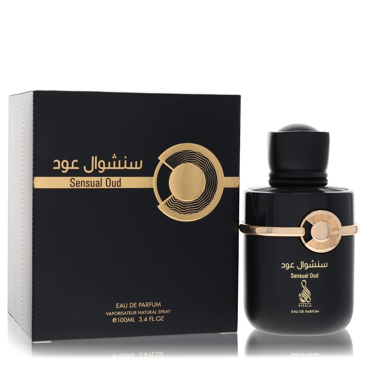 Risala Sensual Oud Eau De Parfum Spray 3.4 oz / 100 ml for Men
