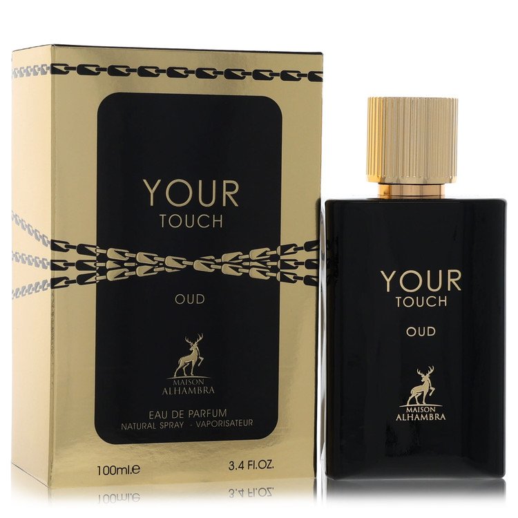 Maison Alhambra Your Touch Oud Eau de Parfum Spray 3.4 oz / 100 ml for Men