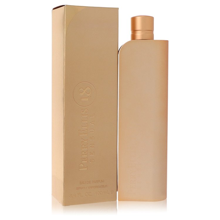 Perry Ellis 18 Sensual Eau de Parfum Spray for Women, 3.4 oz / 100 ml