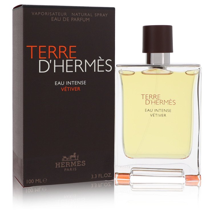 Terre d'Herm‚àö¬Æs Eau Intense V‚àö¬©tiver Eau de Parfum Spray 3.3 oz / 100 ml for Men