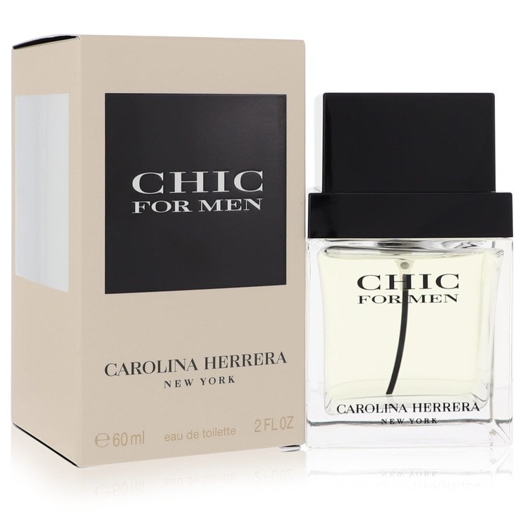 Chic by Carolina Herrera Eau de Toilette Spray 2 oz / 60 ml for Men