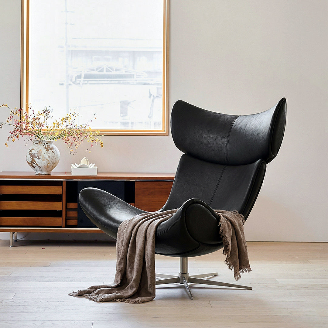 Imola Chair And Ottoman, Star Legs & Frame Legs