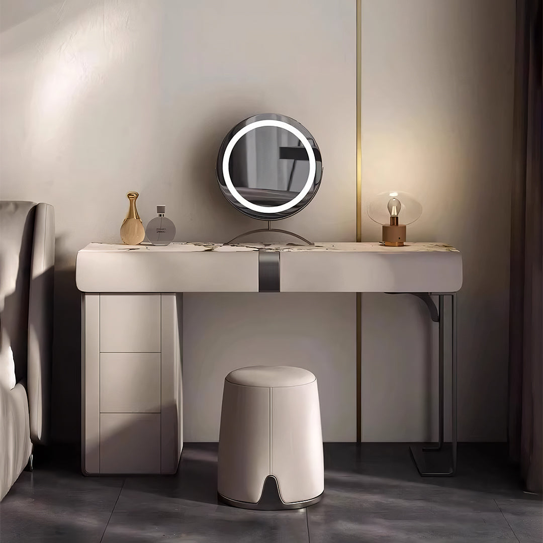 Nisha Dressing Table, Vanity Table With LED Mirror