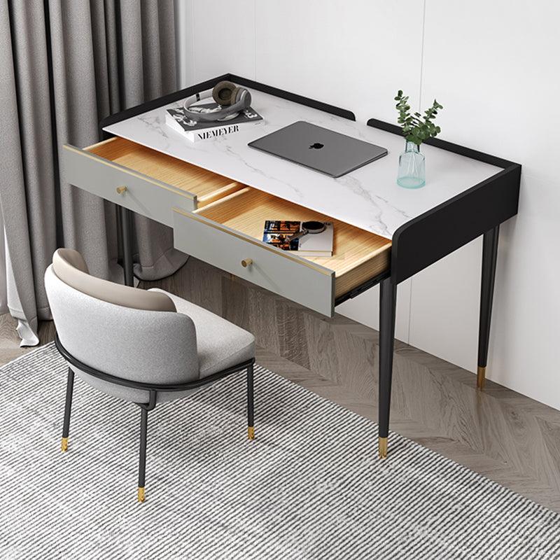 Bodden Office Desk, Sintered Stone