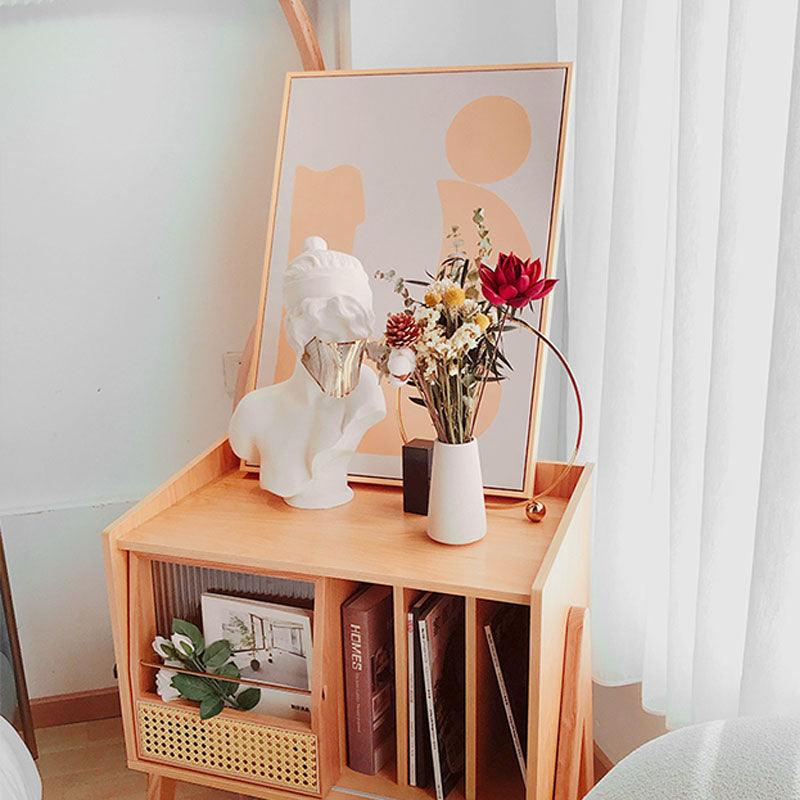 Calvin Side Table with Mini Book Storage