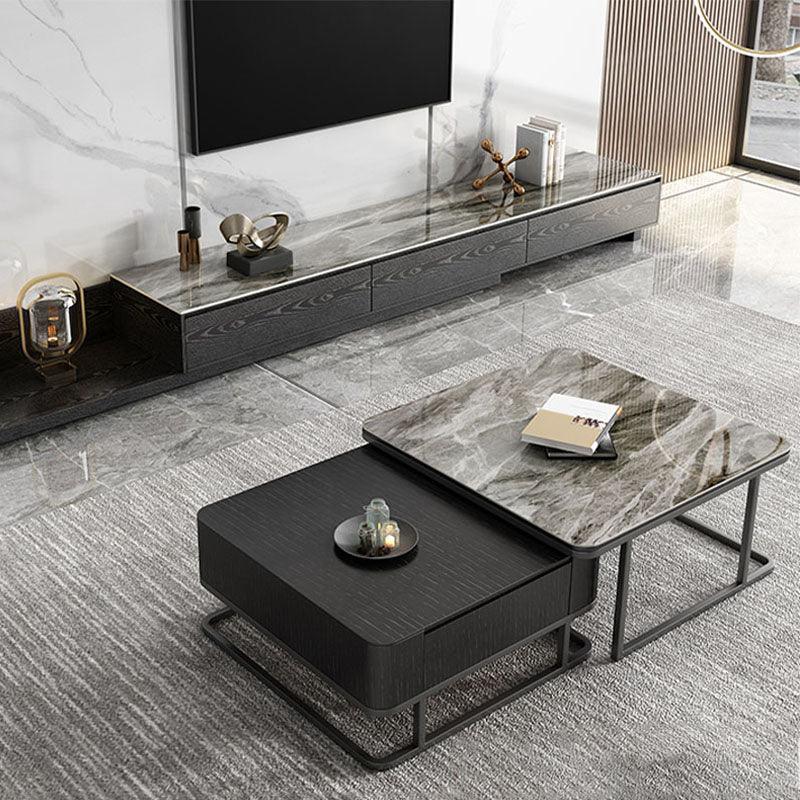 Nathan Nesting Coffee Table Set, Sintered Stone