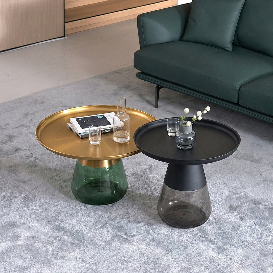 Eros Coffee Table, Glass