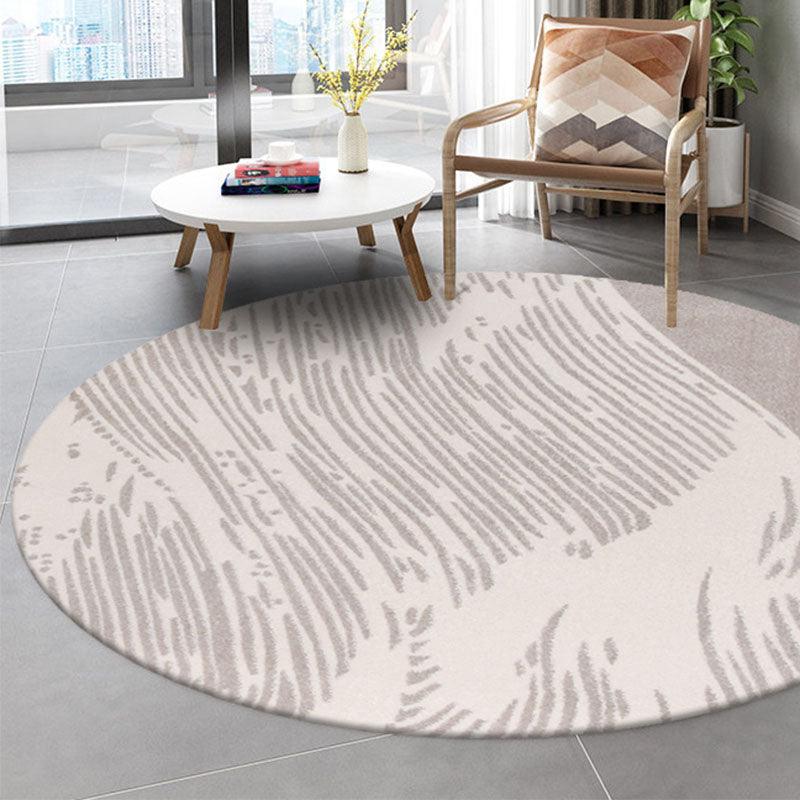 Tazim Round Wool Rug, Three Styles Available