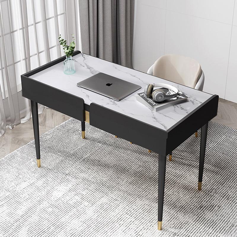 Bodden Office Desk, Sintered Stone
