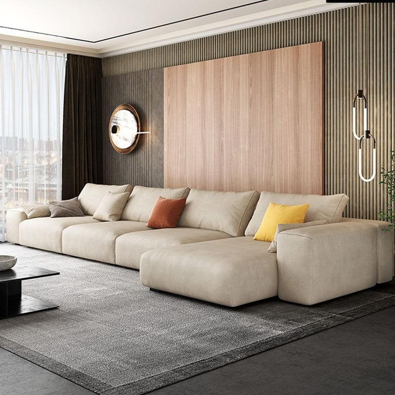 R87 Calvin Two Seater Corner Sofa, Leathaire