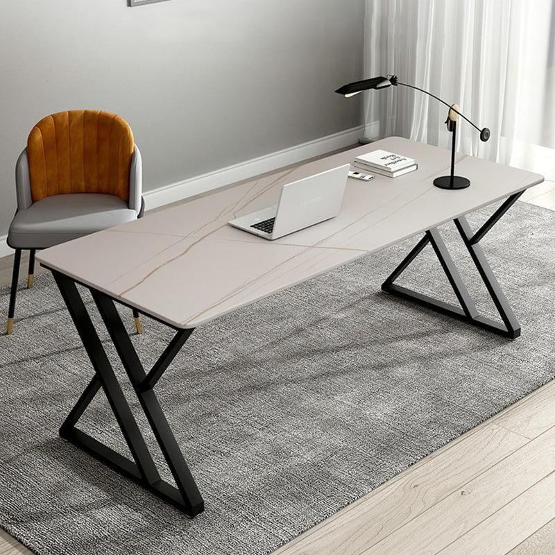 Simone Office Desk, Sintered Stone