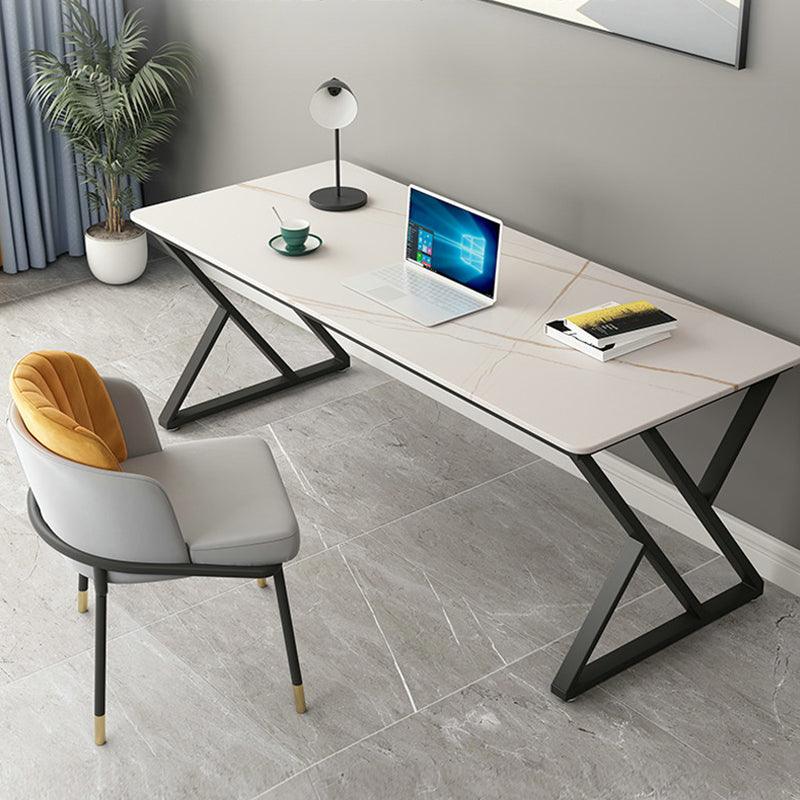 Simone Office Desk, Sintered Stone