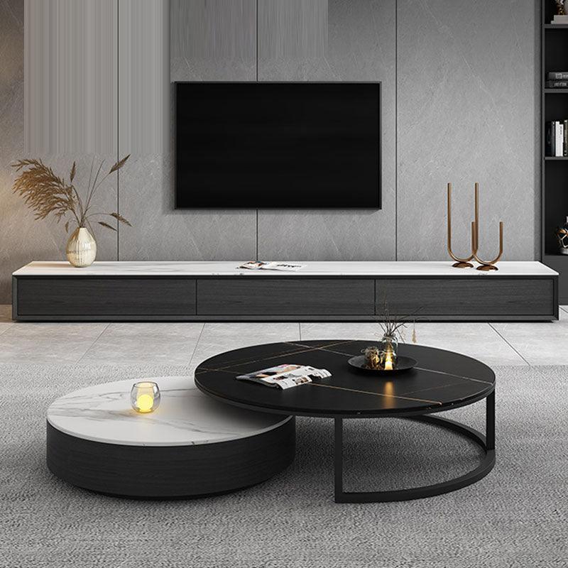 Kahoo Nesting Coffee Table, TV Stand, Sintered Stone
