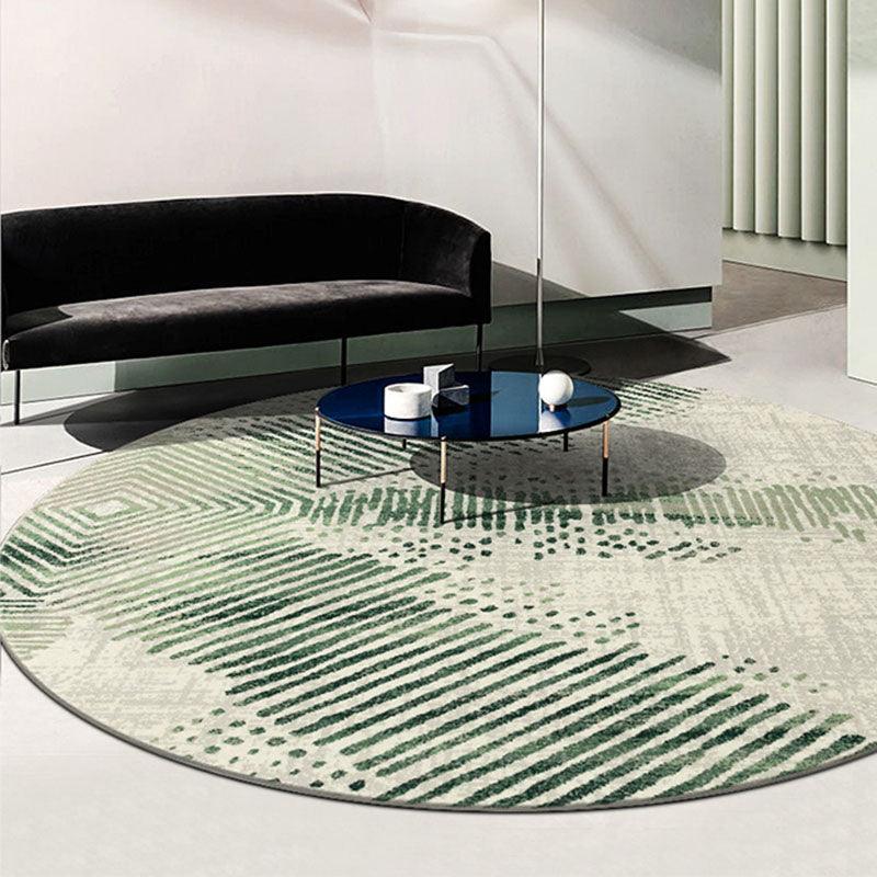 Vaserely Round Wool Rug, Various Shapes Available