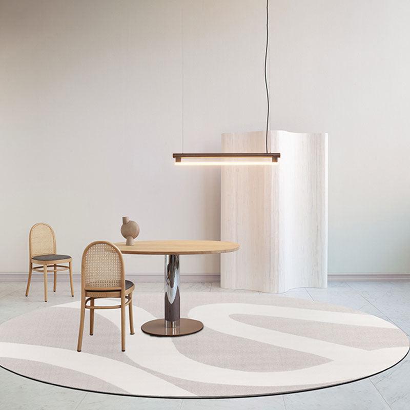 Tazim Round Wool Rug, Three Styles Available