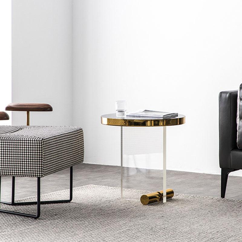 Caldera Round Side Table, Acrylic
