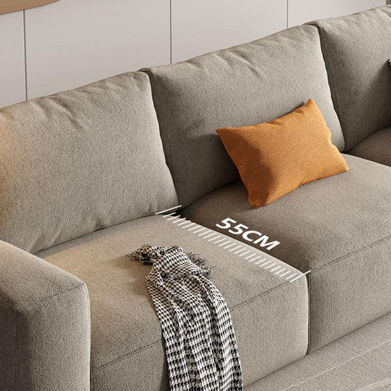 Lionel Three Seater Sofa, Linen