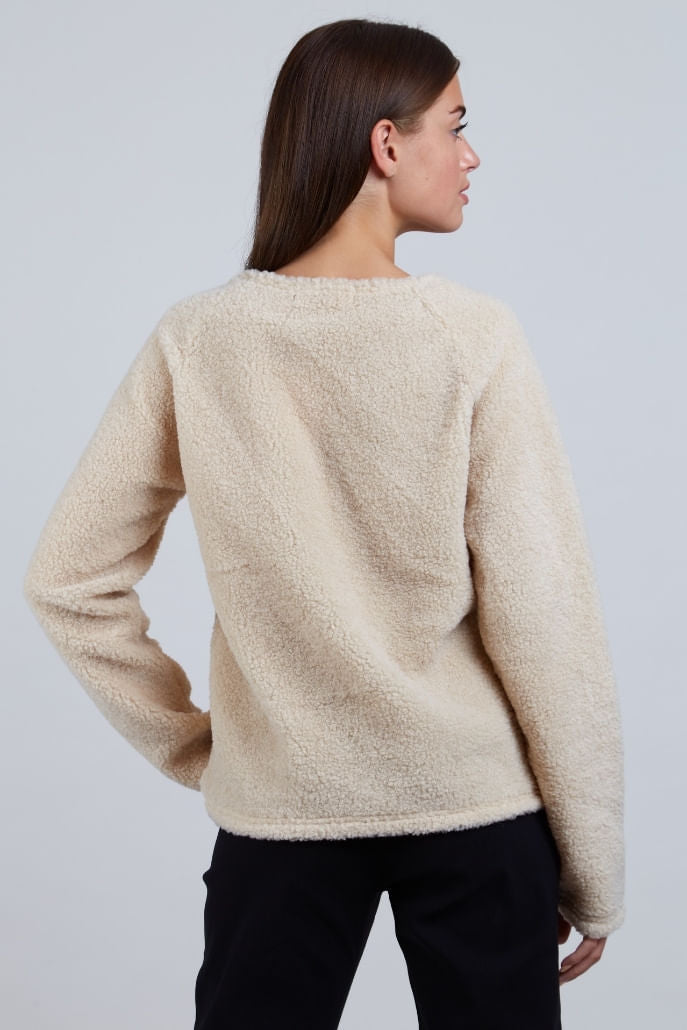 Louche Blanka Borg Sweatshirt Off White