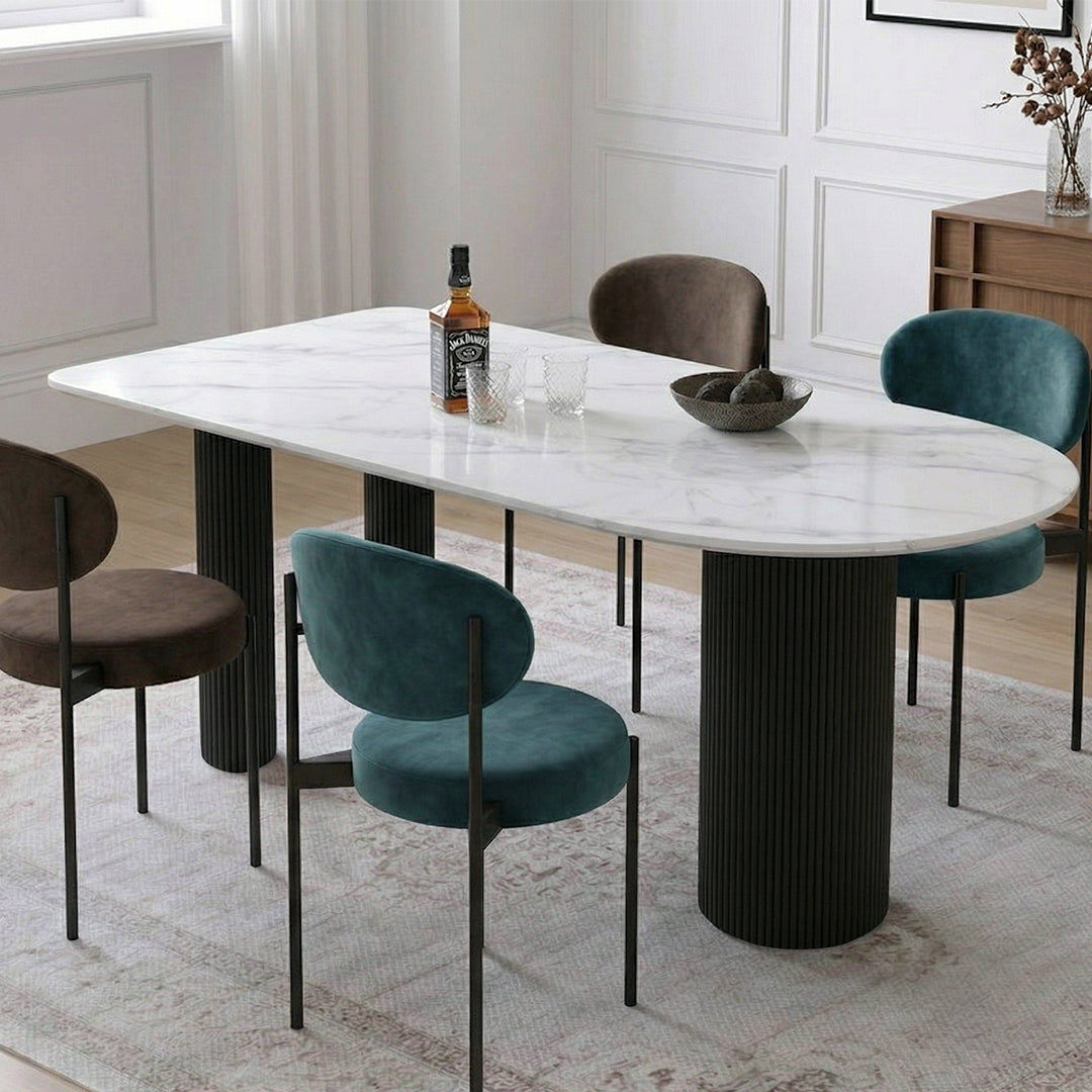 La Plainville Dining Table, White