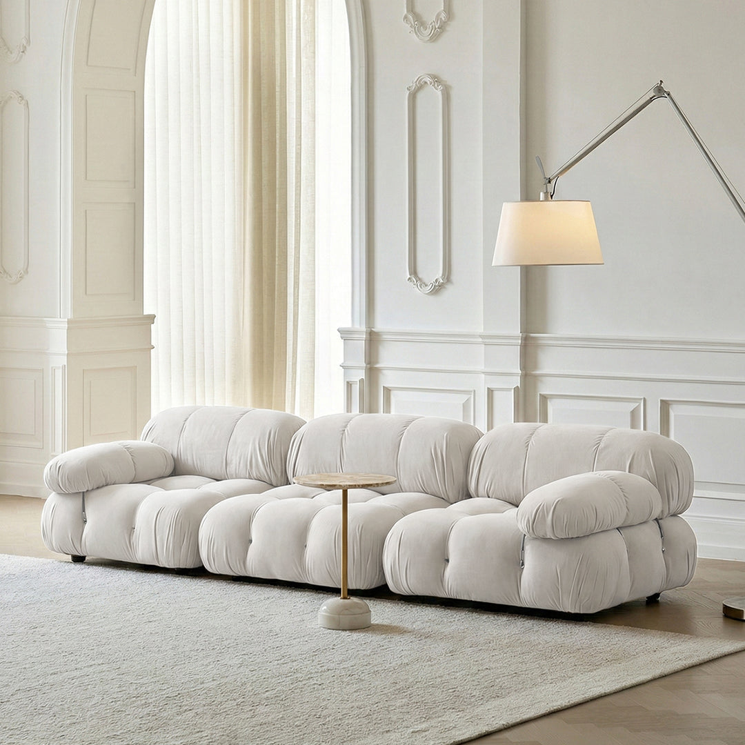 B&B Italia Camaleonda Style Sofa, Three Seater Sofa, Modular Sofa, Velvet