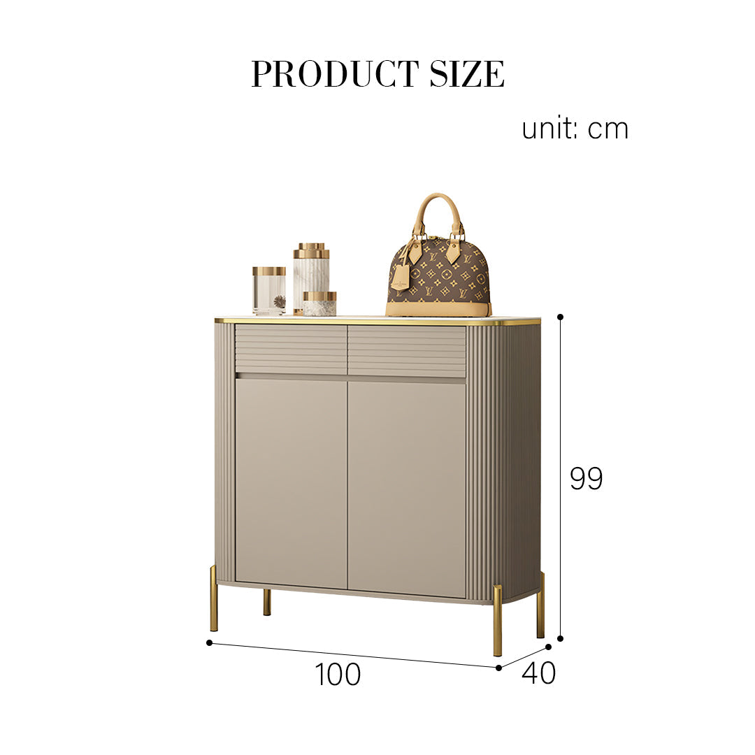Malvina Shoe Storage, Light Grey