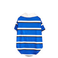 Pet POLO Shirt Blue And White Striped Dog Clothes