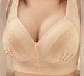 Thin Front Open Button Vest Style Bra