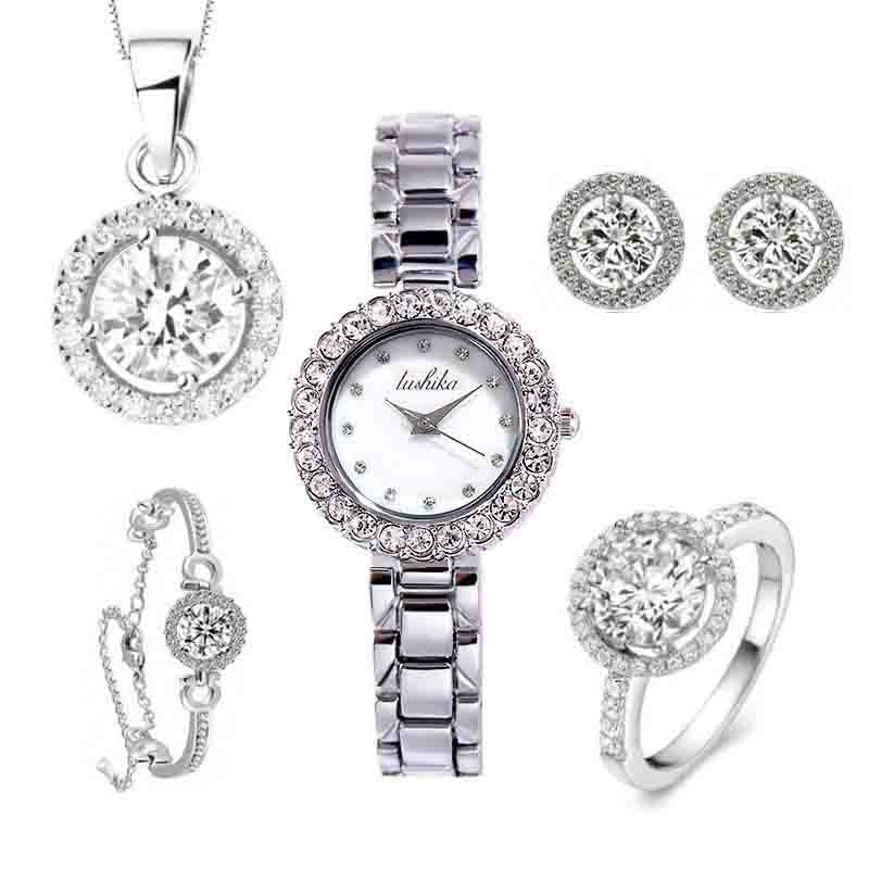 Women's Fashion Trend Quartz Watch Set