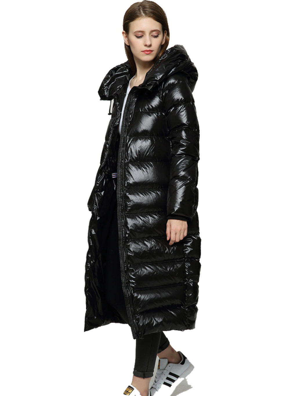 Cocoon-style White Duck Down Insulated Coat