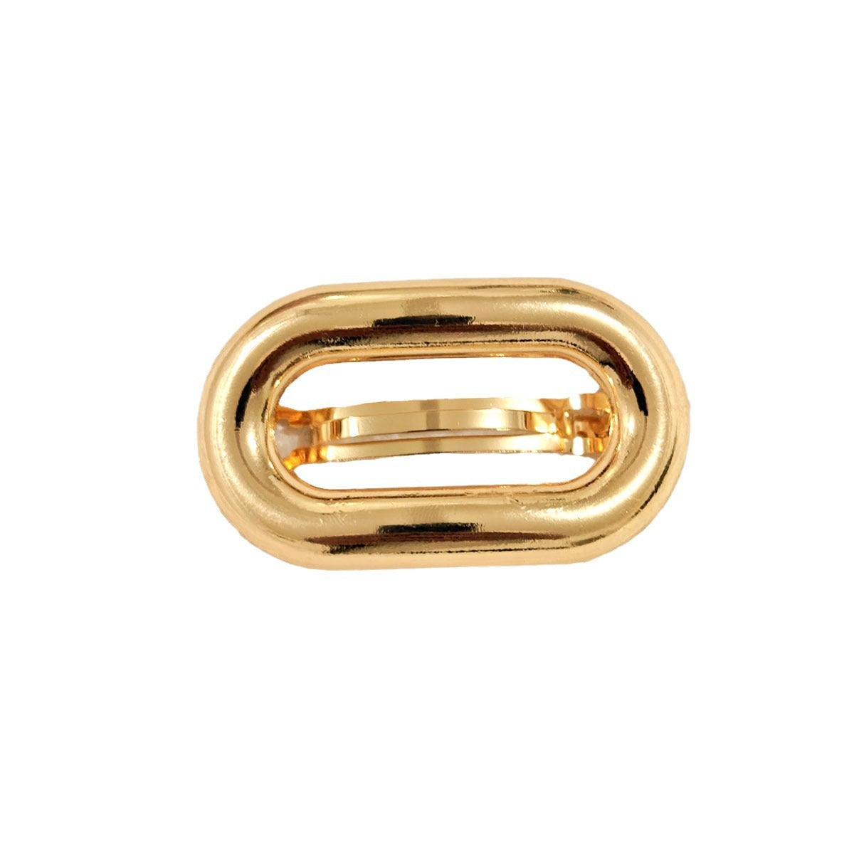 Geometric Metal Concave-convex Elastic Temperament Hair Ring Hair Rope