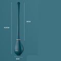 Household Brush Wall-mounted Long-handled Silicone Toilet Brush